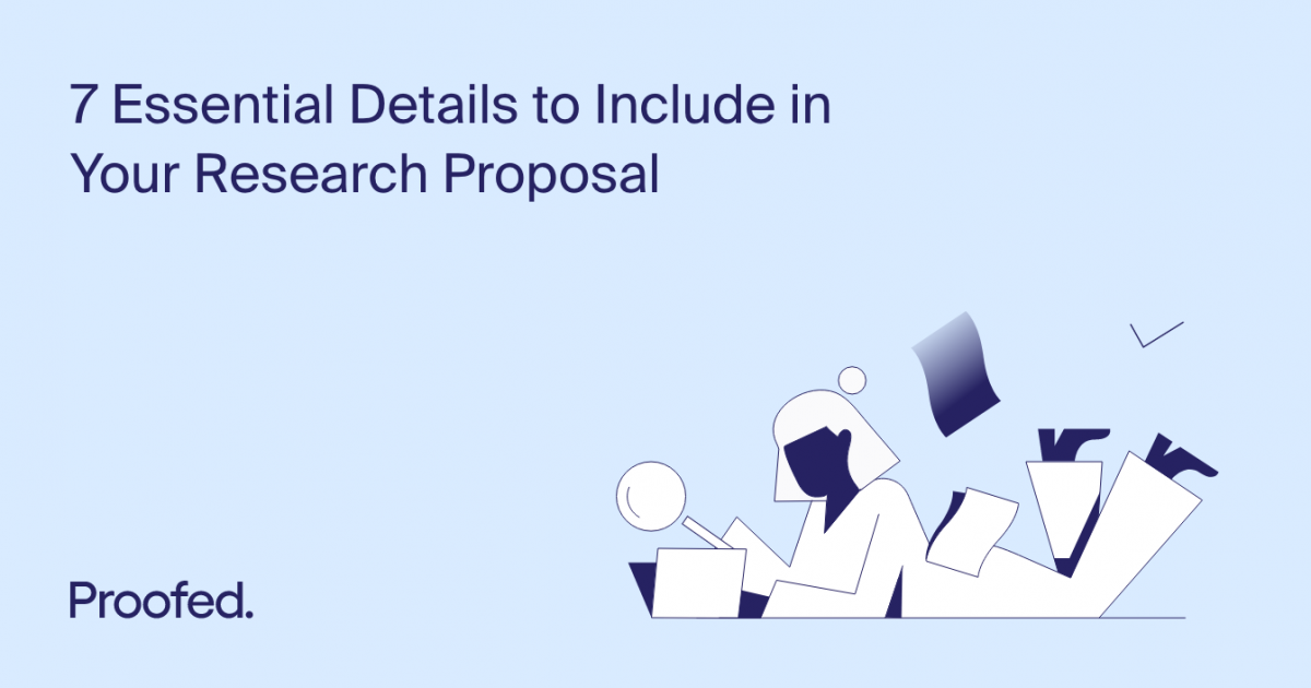 essential parts of a research proposal