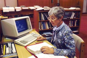 Ask a librarian if you need help. They have magical book-finding powers.