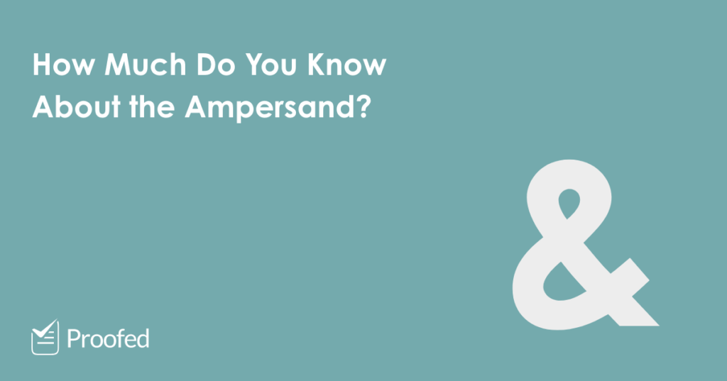 A Guide to the Ampersand (&)