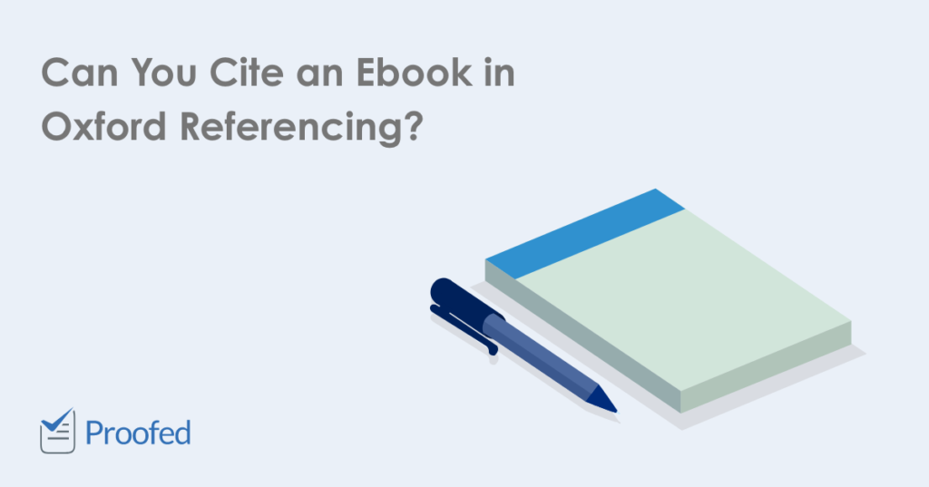 How to Cite an Ebook in Oxford Referencing