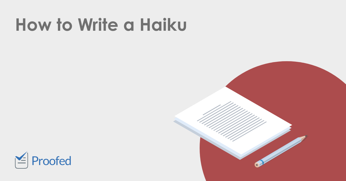 How to Write a Haiku