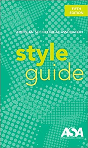 The ASA Style Guide.