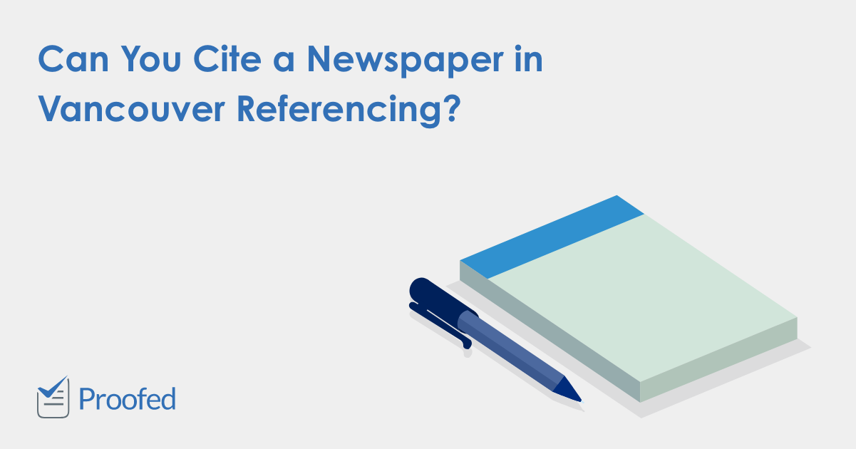 How to Cite a Newspaper Article in Vancouver Referencing