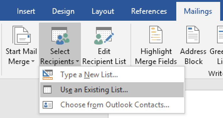 How To Use Mail Merge Excel To Microsoft Word Proofed 2596