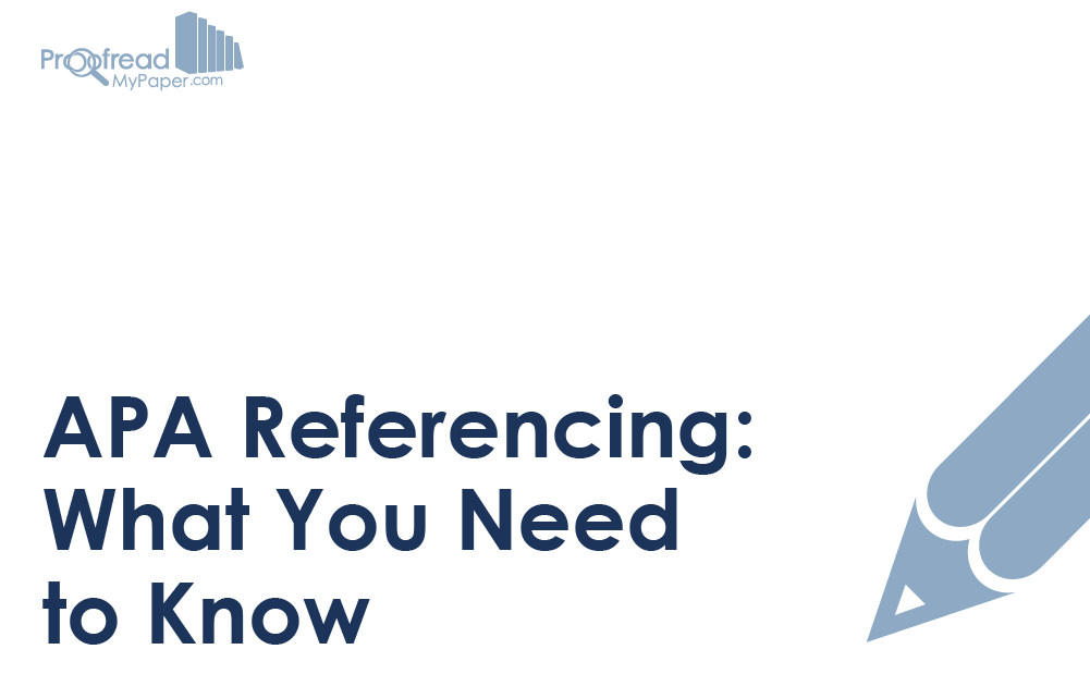 APA Referencing: What You Need to Know