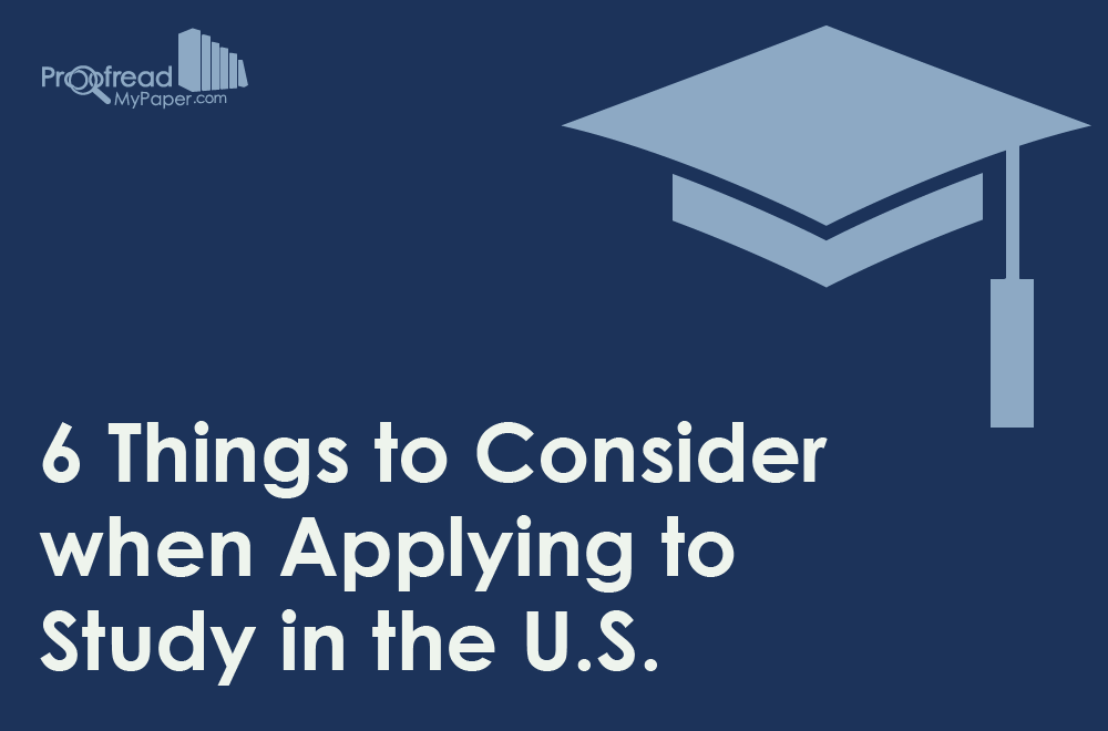 Things to Consider when Applying to Study in the U.S.