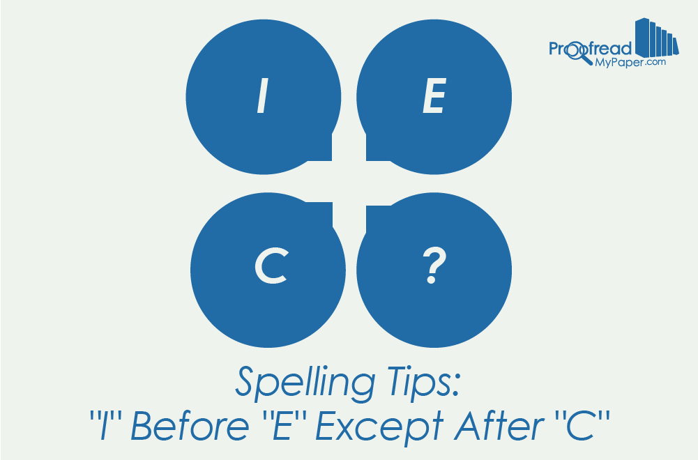 Spelling Tips: I Before E Except After C