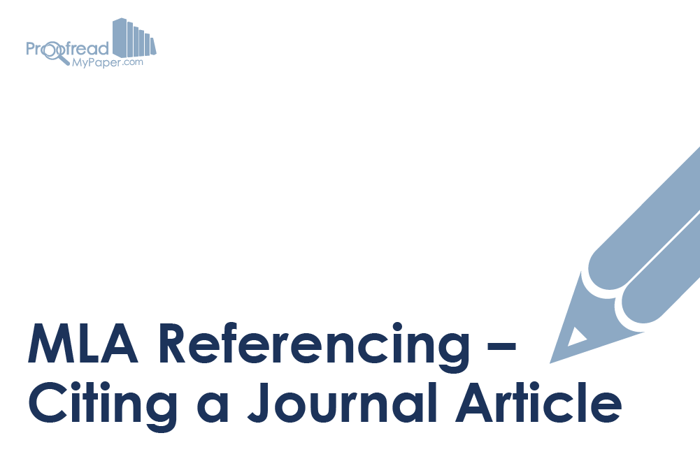 MLA Referencing - Journal Article
