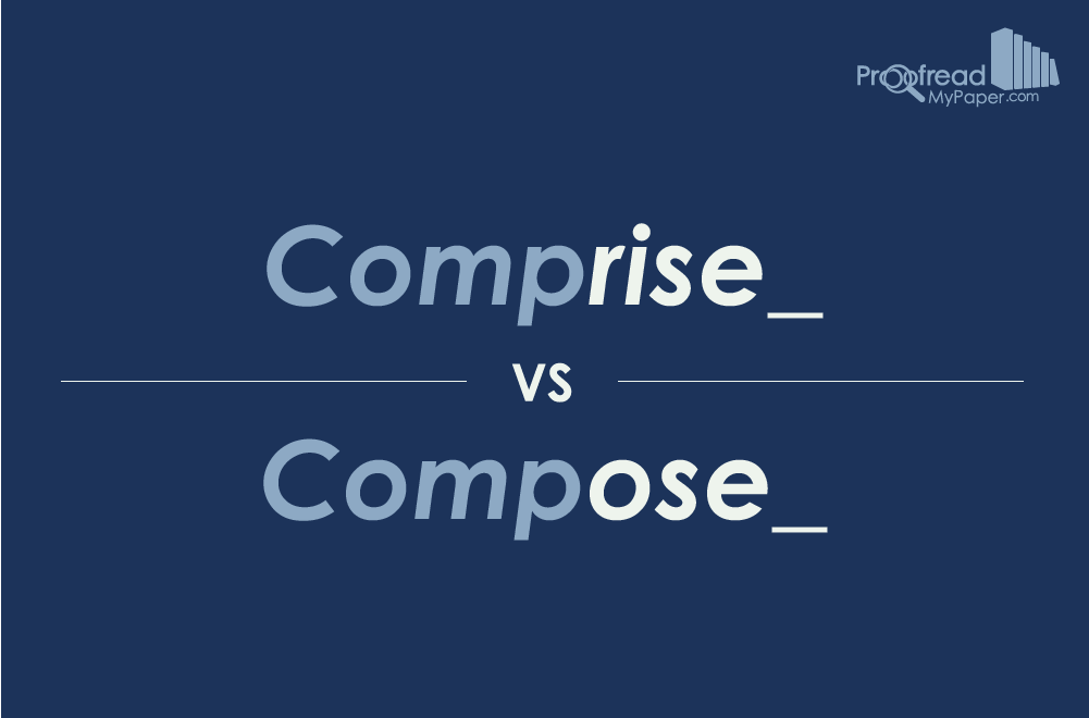 Word Choice - Comprise vs. Compose