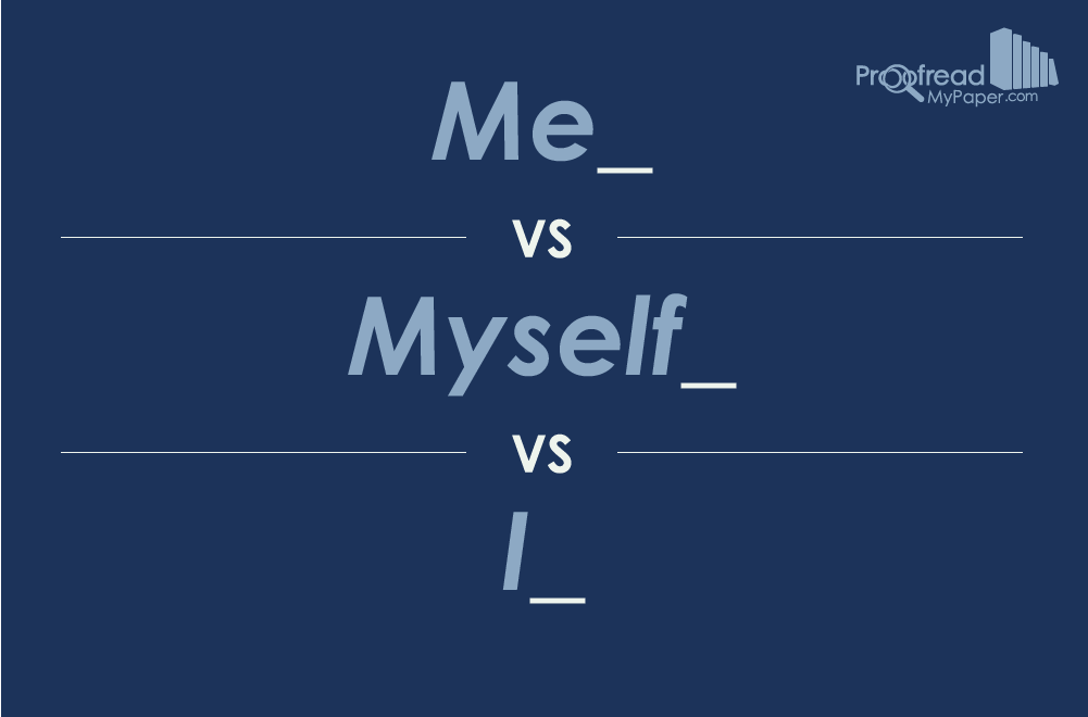 Word Choice: Me, Myself and I