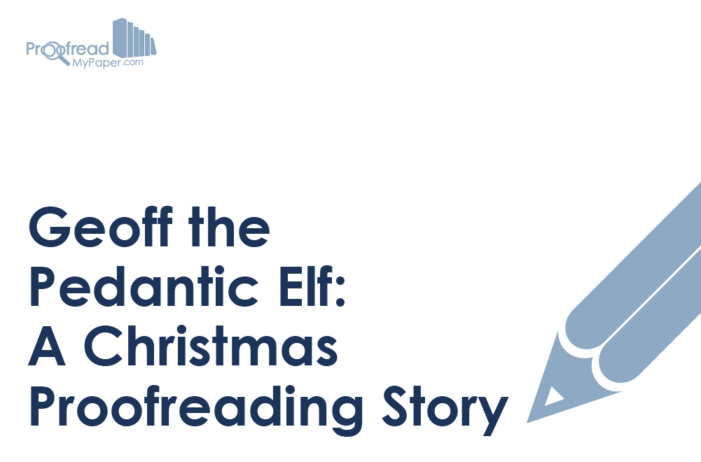 A Christmas Proofreading Story