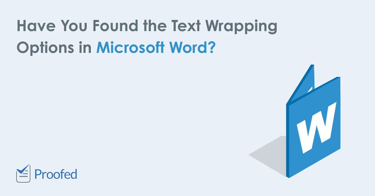 Text Wrapping in Microsoft Word