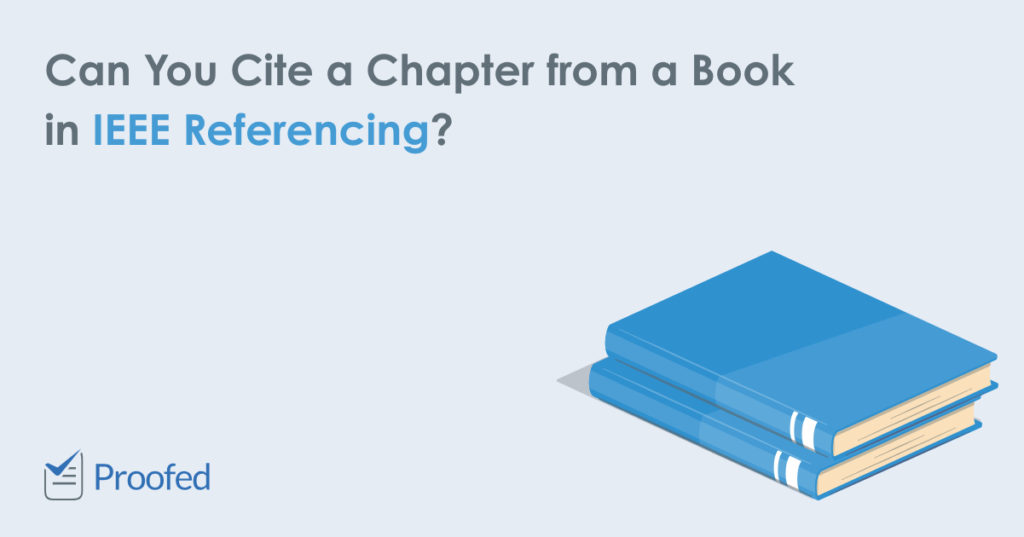 Citing a Chapter from an Edited Book in IEEE Referencing