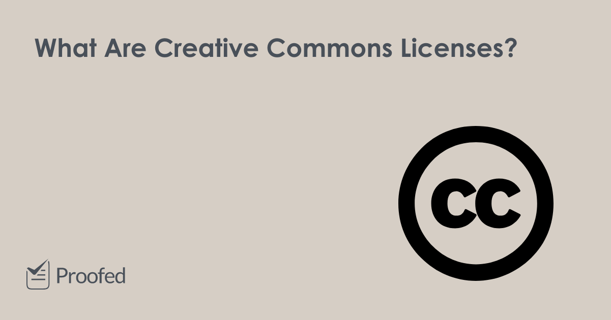A Guide to Creative Commons Licenses