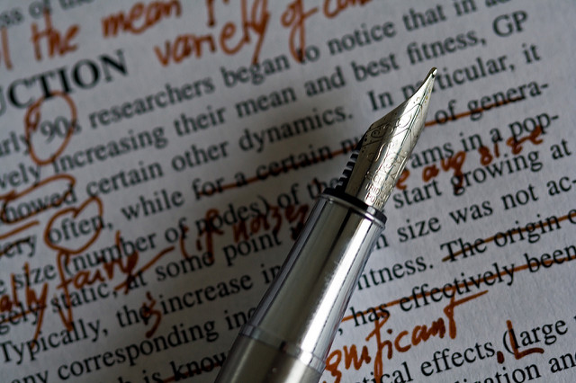 Red pen optional. (Photo: Nic McPhee/flickr)