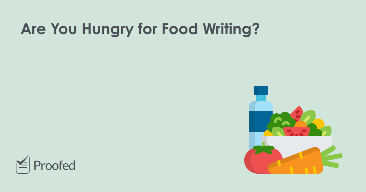 5 Tips on How to Write About Food