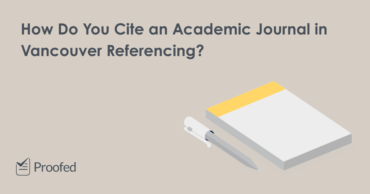 How to Cite a Journal Article in Vancouver Referencing
