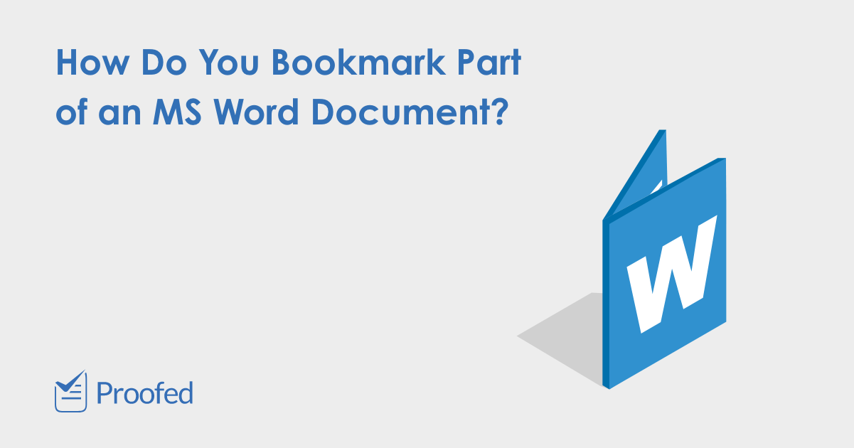 How to Use Bookmarks in Microsoft Word