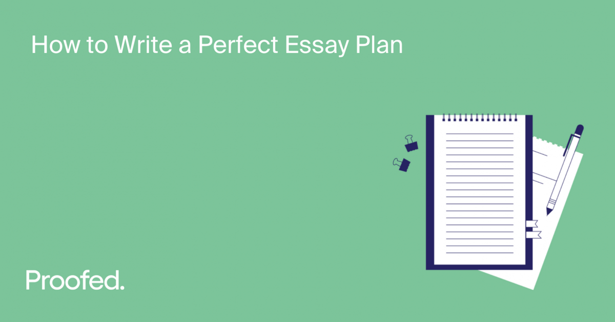 how to write plan in essay