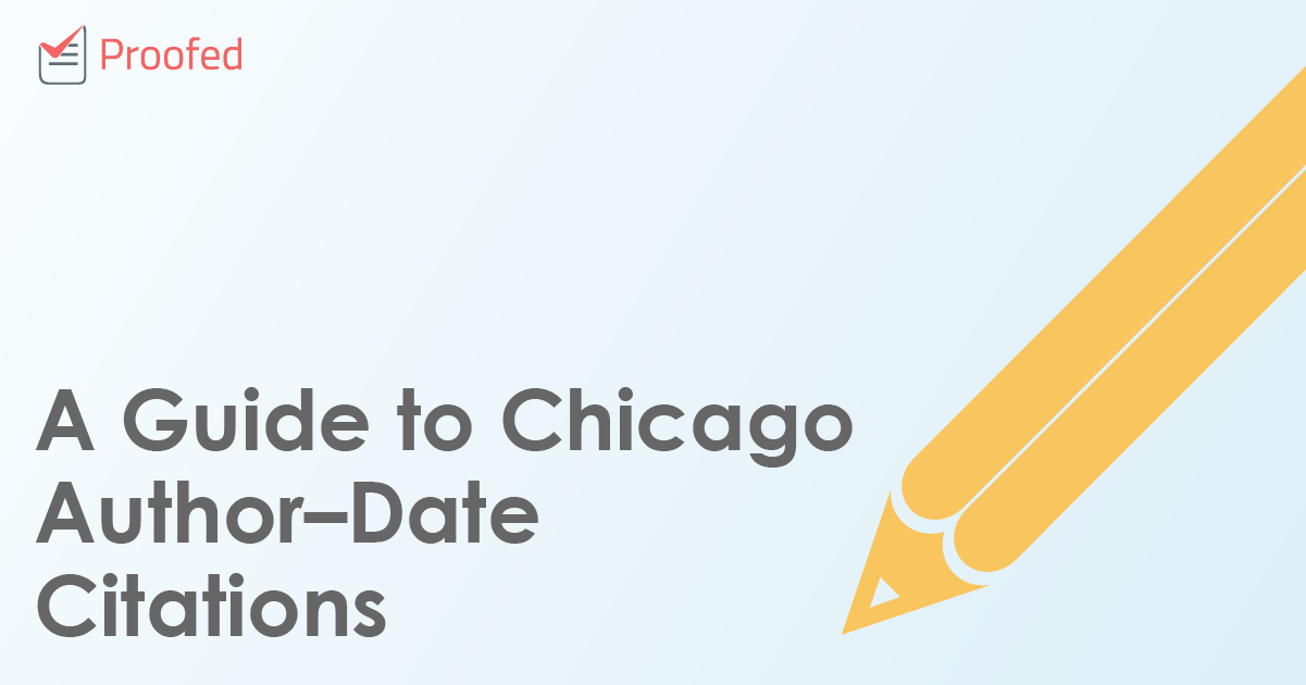 A Guide to Chicago Author–Date Citations