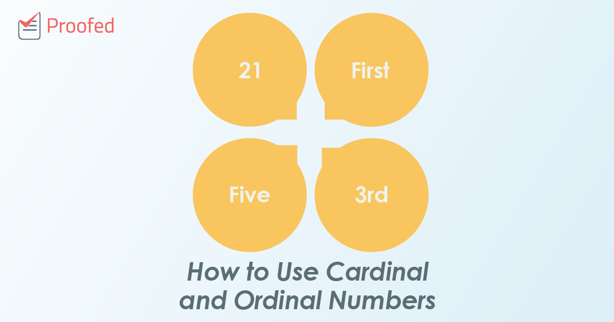 How to Use Cardinal and Ordinal Numbers