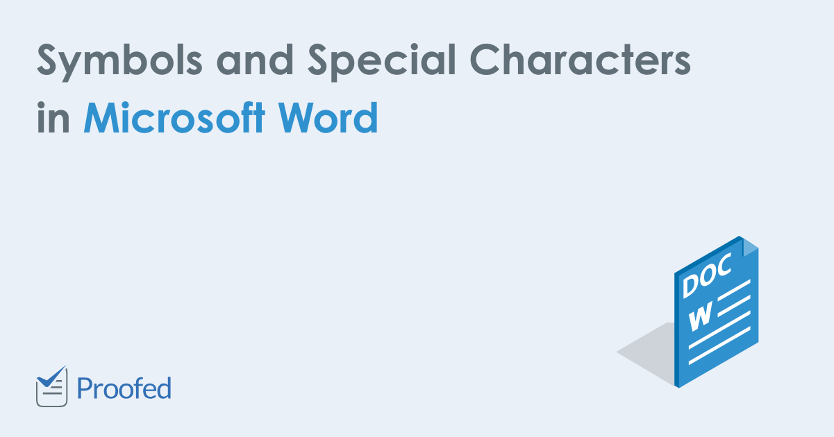 the word characters