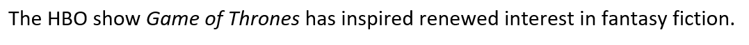 title of research article italicized or quoted