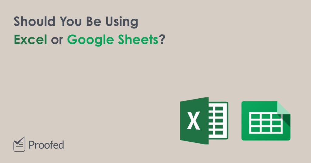 Microsoft Excel vs. Google Sheets Which Is Best?