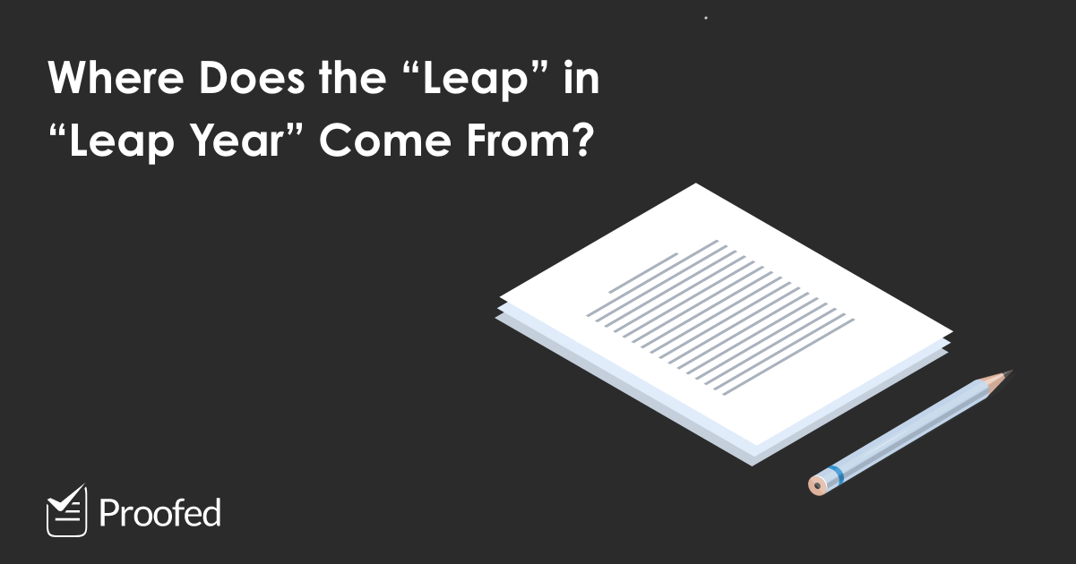 What Is a Leap Year? An Etymological Perspective