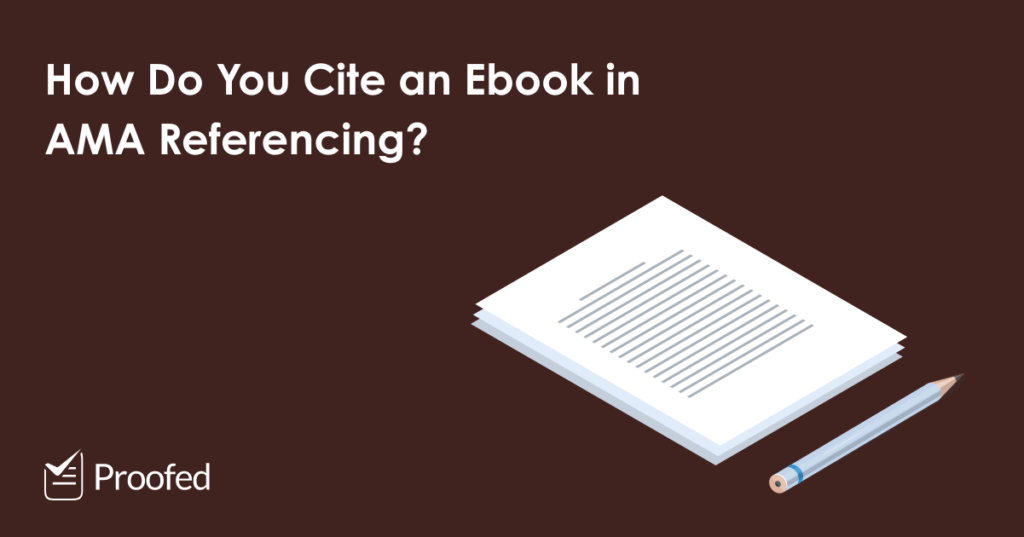 How to Cite an Ebook in AMA Referencing