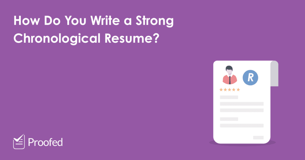 How to Write a Chronological CV or Resume-US