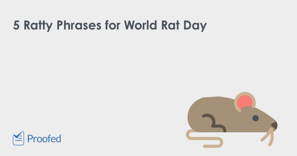 Ratty Phrases for World Rat Day