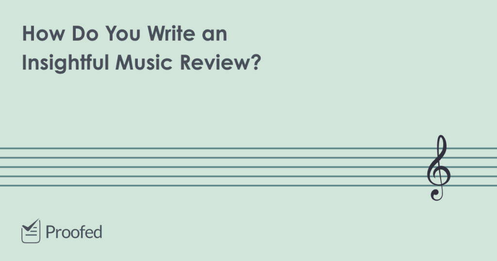 Writing Tips How to Write a Music Review