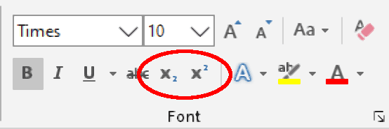 Subscript Definition