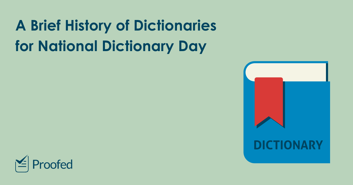 A Brief History of Dictionaries for National Dictionary Day