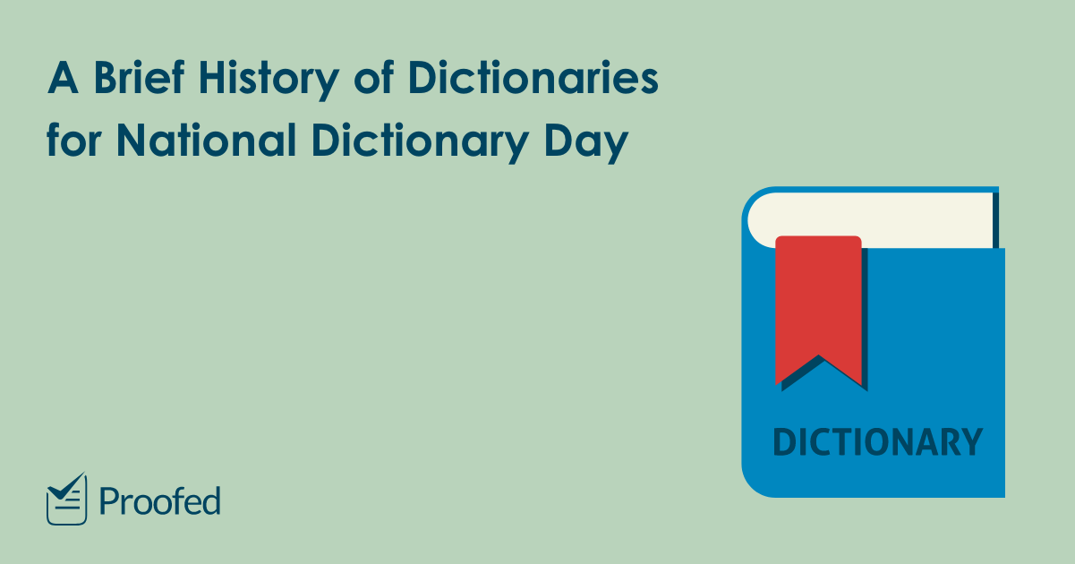 History and development of dictionaries