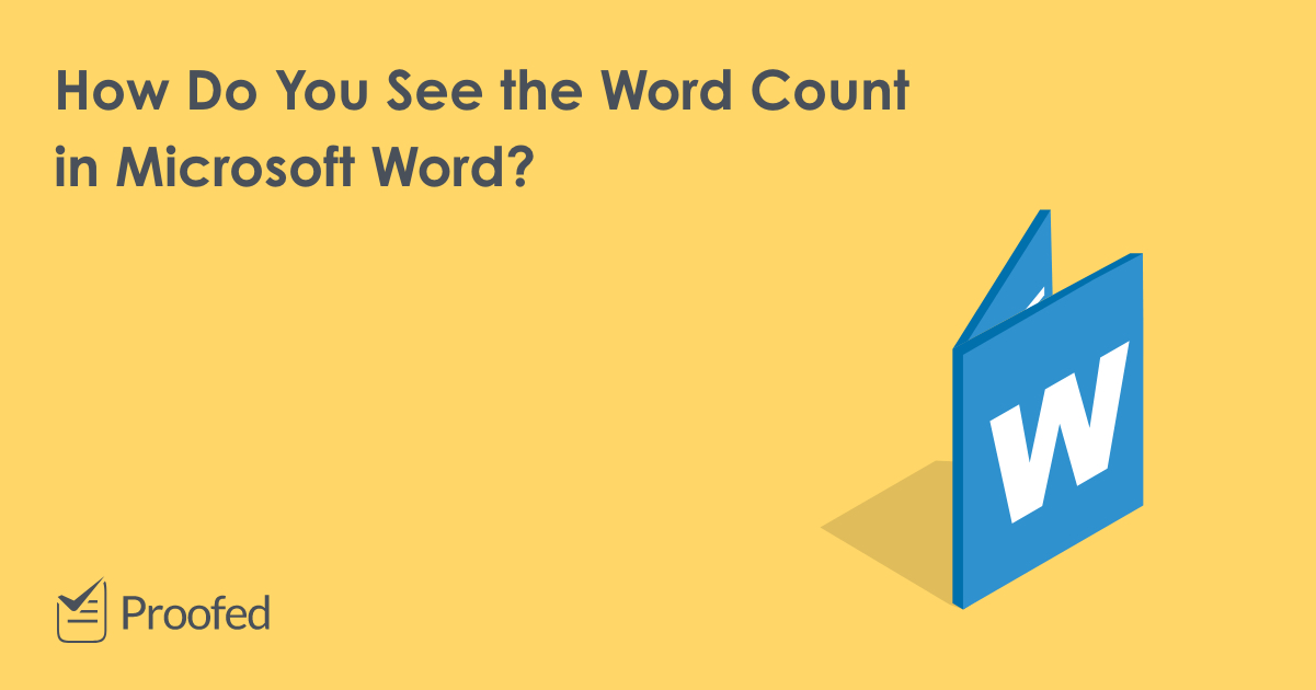 How to See the Word Count in Microsoft Word