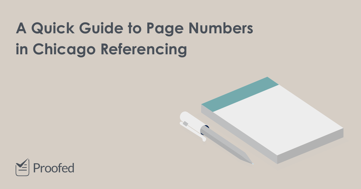 A Quick Guide To Page Numbers In Chicago Referencing Proofed