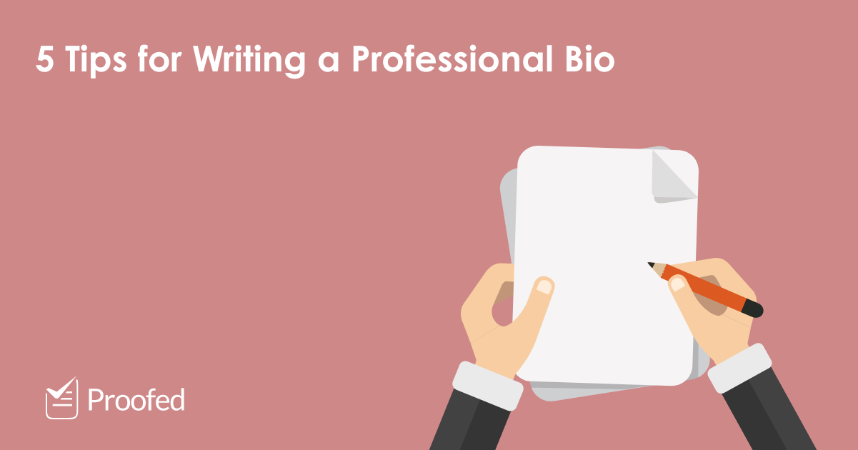 5 Tips for Writing a Professional Bio