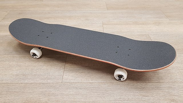 A skateboard.