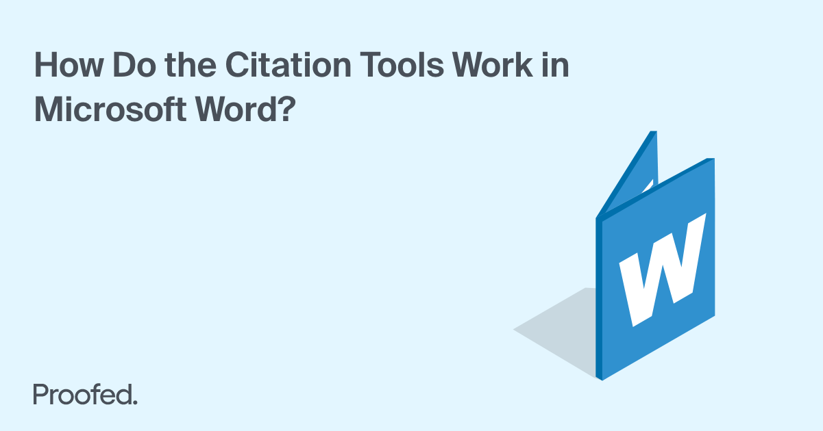 Understanding the Citation Tools in Microsoft Word