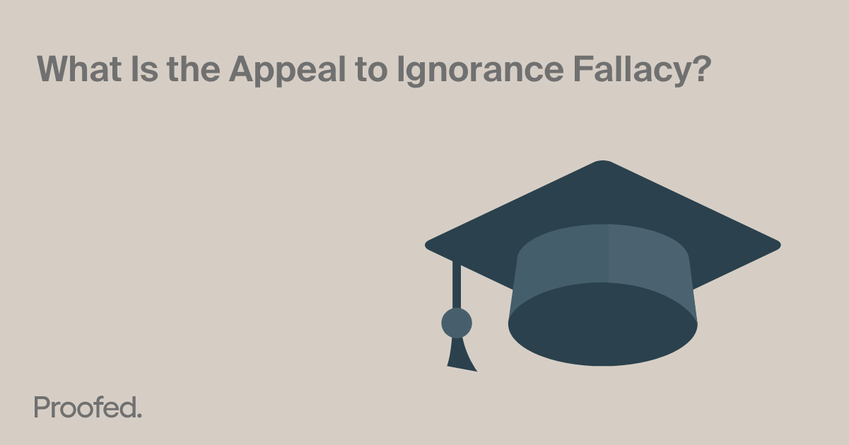 How to Avoid the Appeal to Ignorance Fallacy in Academic Writing