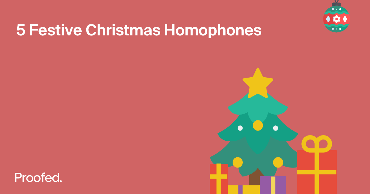 5 Festive Christmas Homophones