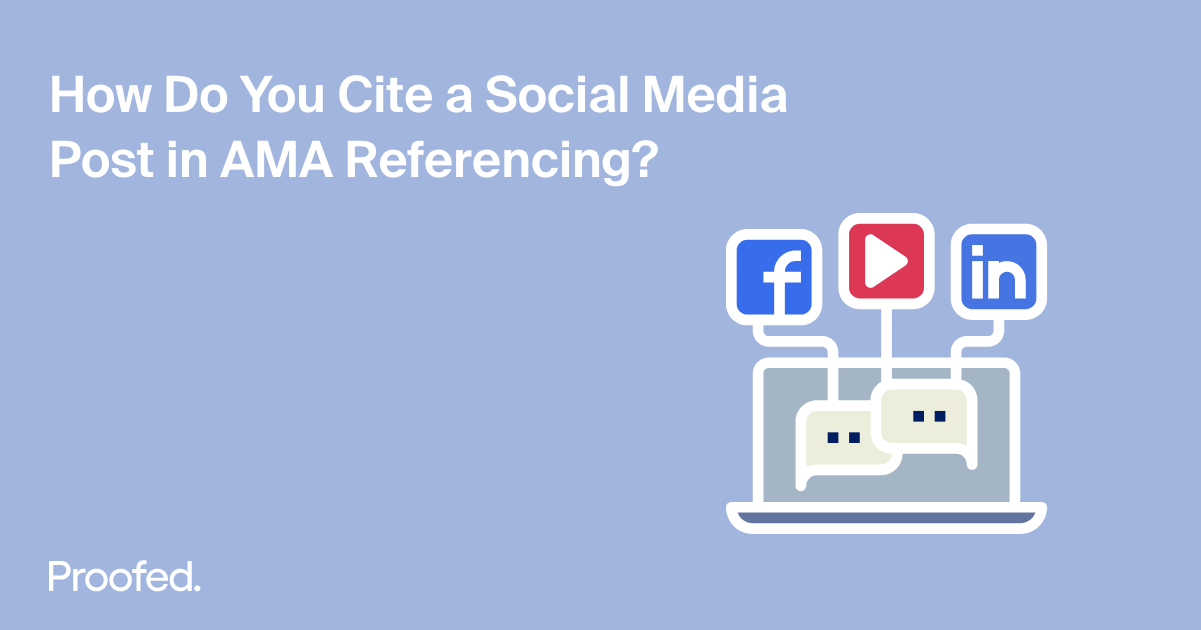 How to Cite a Social Media Post in AMA Referencing