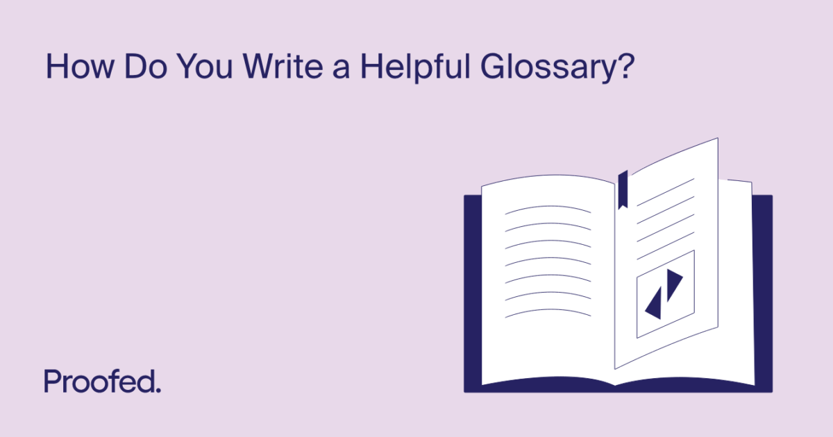 How to Write a Glossary for Tricky Terminology