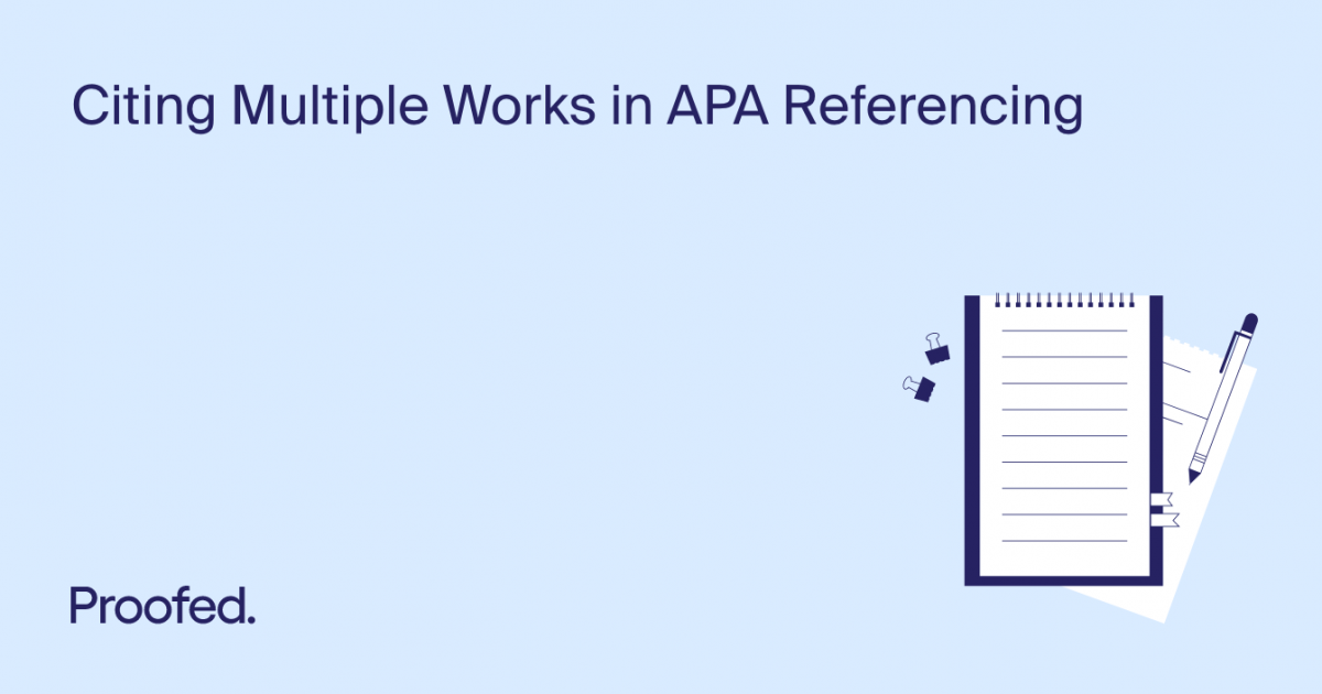 Citing Multiple Sources in APA With the Same Author