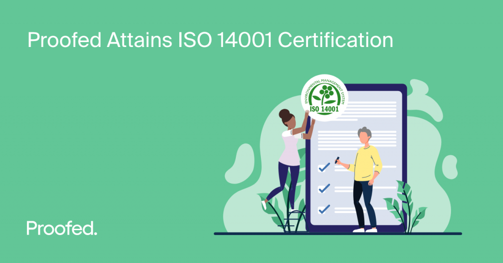 ISO 14001 Certification Proofed