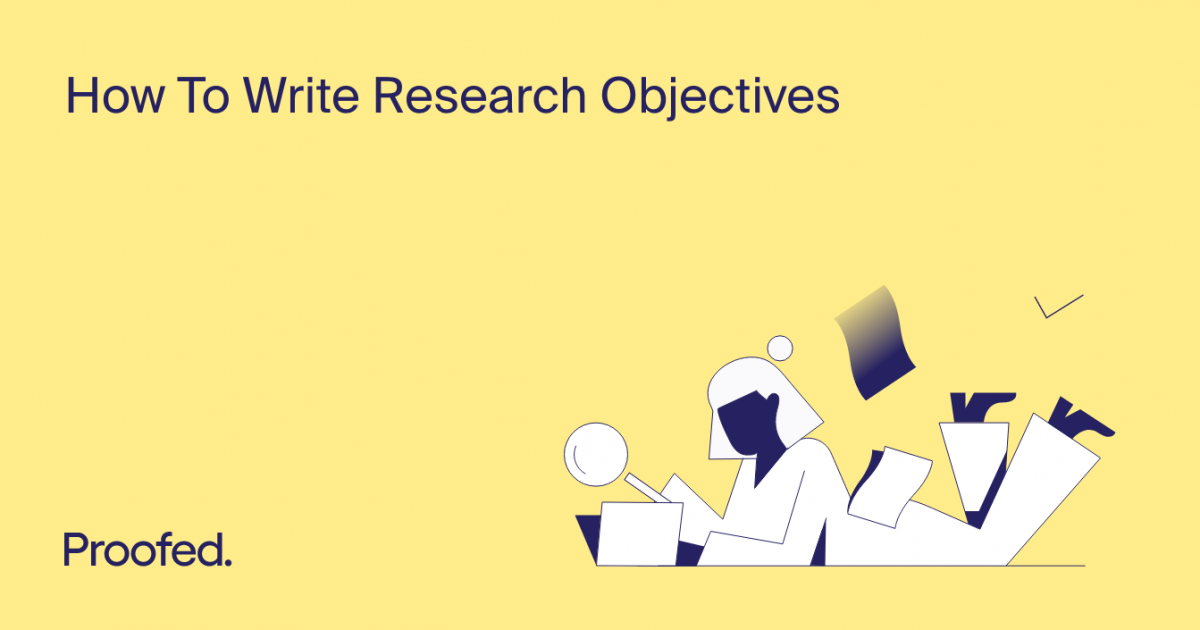 how to write research objective