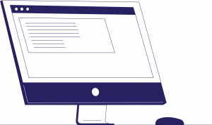 desktop computer illustration