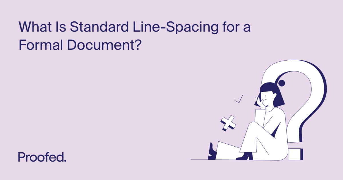 standard line spacing for essays